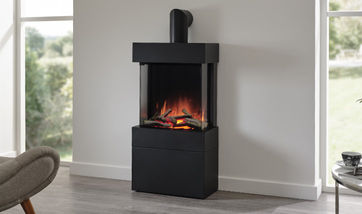 Luca 450 Freestanding with Log Box